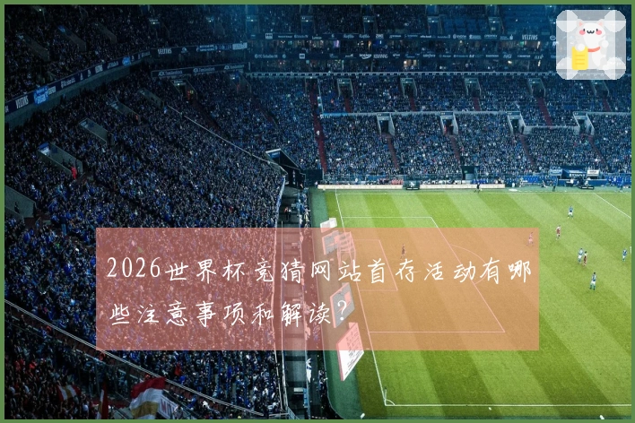 2026世界杯竞猜网站首存活动有哪些注意事项和解读？